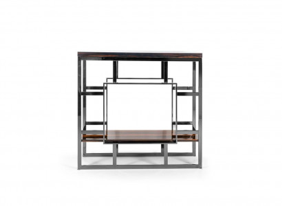 Console table wood table stainless steel console luxury living room design
